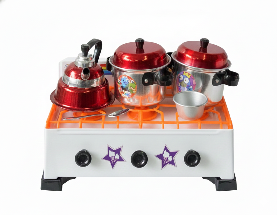 Cocina Pequeña de mesa Casabella (Rosada / Blanco)