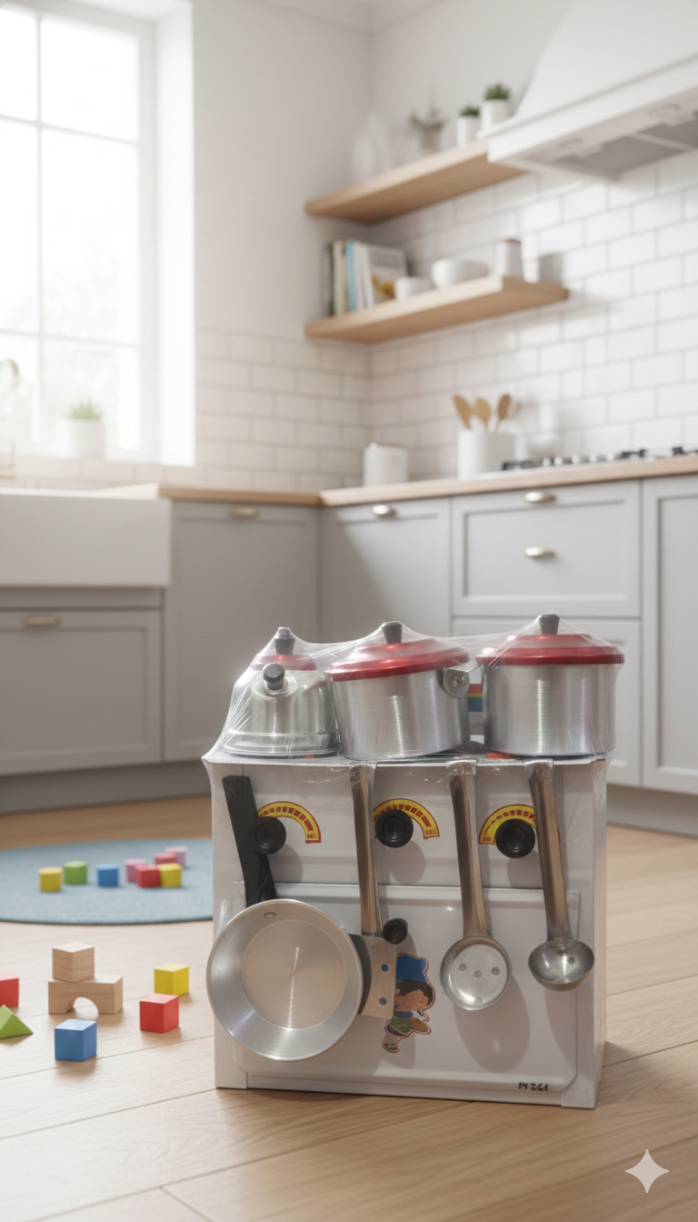 Cocina Pequeña Casabella (Rosada / Blanco)