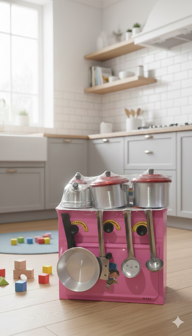 Cocina Pequeña Casabella (Rosada / Blanco)